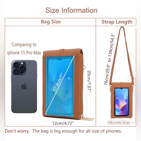 Forever Young Crossbody Bag, color tan - Picture 3 of 6